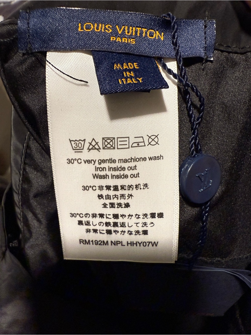 Louis Vuitton Utility tech Cargo Trousers with Logo Patch and front zip pockets image 8